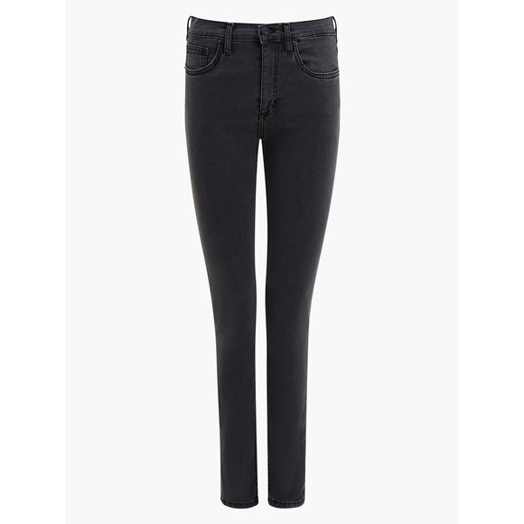 French Connection Soft Stretch Denim High Rise Skinny Charcoal Jeans size 10 - Picture 1 of 11